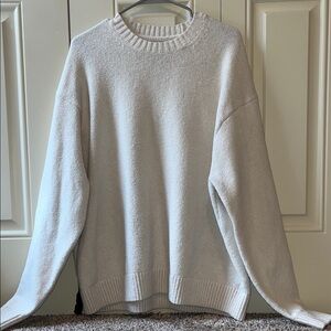 Abercrombie & Fitch Cream Crew Neck Sweater
